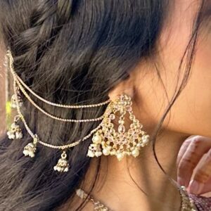 Chain Jhumka Earrings for Women.